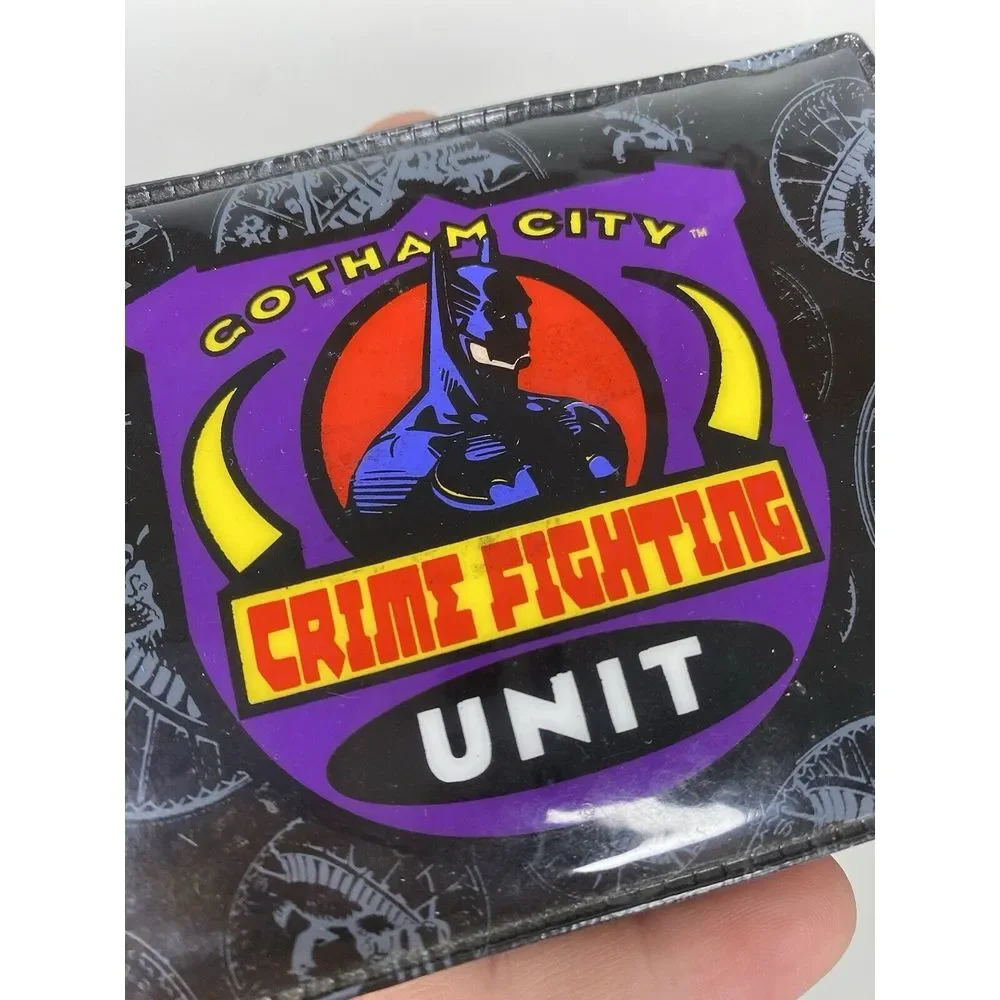 1995 DC Comics‎ Batman Gotham City Crime Fighting Unit Plastic Wallet